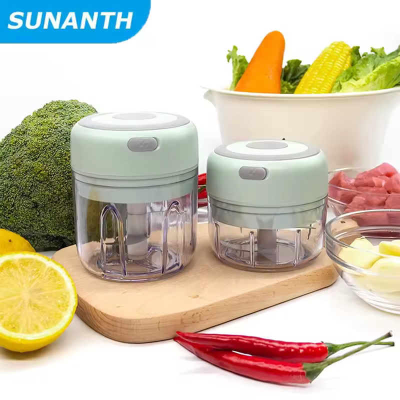100ml/250ml mini picador de alho elétrico usb moedor carne alho masher máquina resistente durável esmagado gengibre triturador vegetal