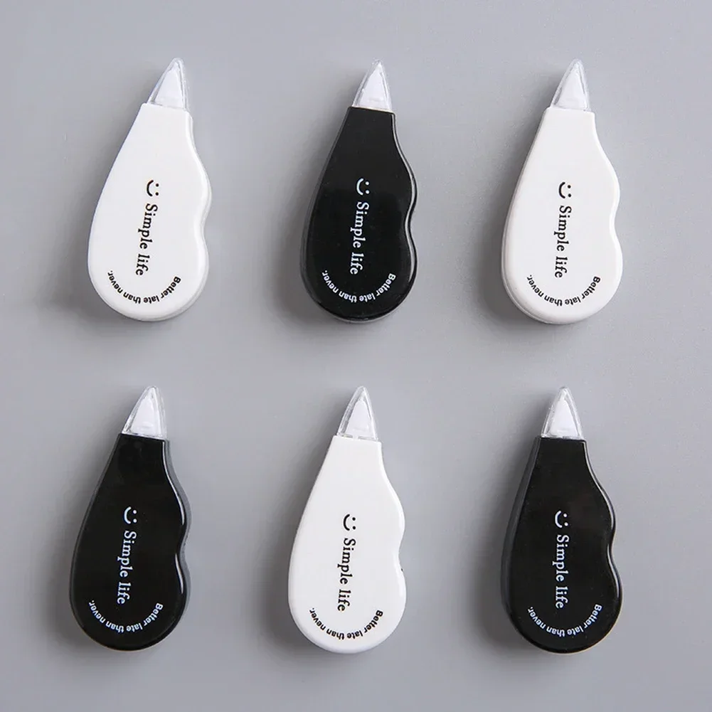 1/6 قطعة دراسة الكتابة الأبيض التدريجي المحمولة تصحيح الاشياء الطلاب Whiteout الاطفال أشرطة 6 أدوات Tipex قطعة اللوازم المدرسية الشريط