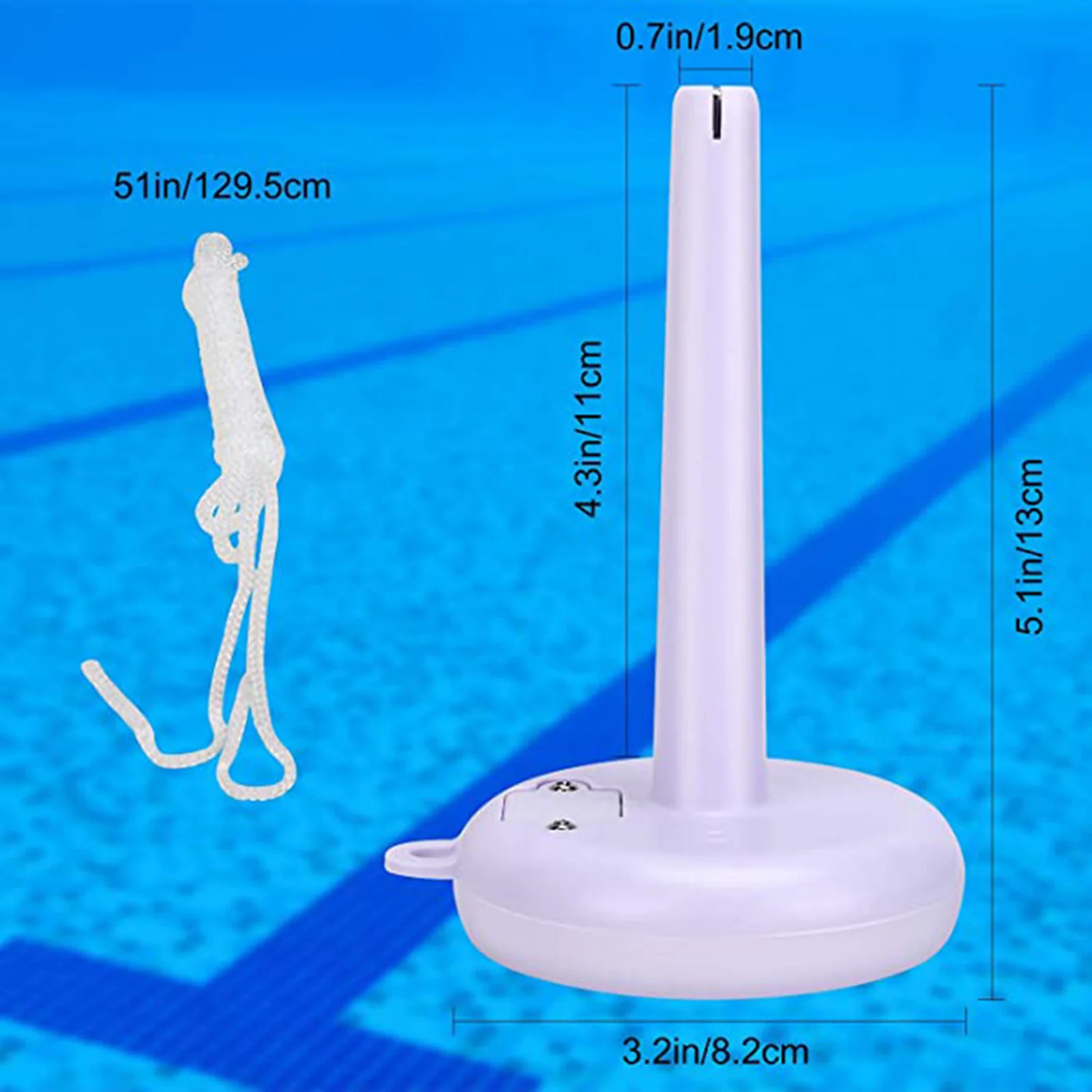 Waterproof Solar Swimming Pool Thermometer Scale Accurate Readings Thermometer for Most Types of Swimming Pool