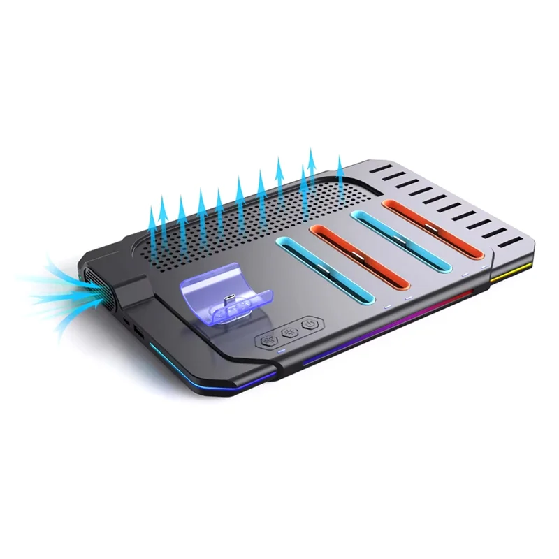 

【B74A】Для переключателя, 2 световых эффектов, охлаждающая и зарядная подставка с вентилятором, 10 слотов для игровых карт, многофункциональный игровой аксессуар