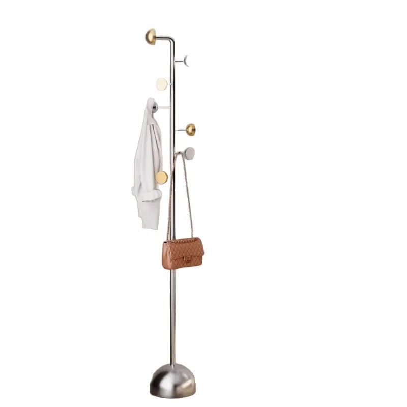 

Bedroom small hanger household coat rack entrance clothes hanger