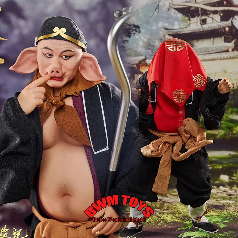 

VERYCOOL XYJ-003 1/6 Scale Male Soldier Journey to the West Movable Eyes Zhu Bajie 12inch Action Figure Doll Collection