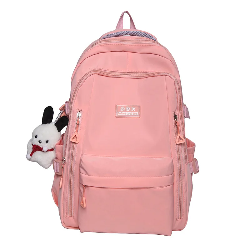 2024 New Backpack Nylon Ultra Light Leisure Bag Japanese Large Capacity Travel Bag Junior High School Student Book Bag Trend