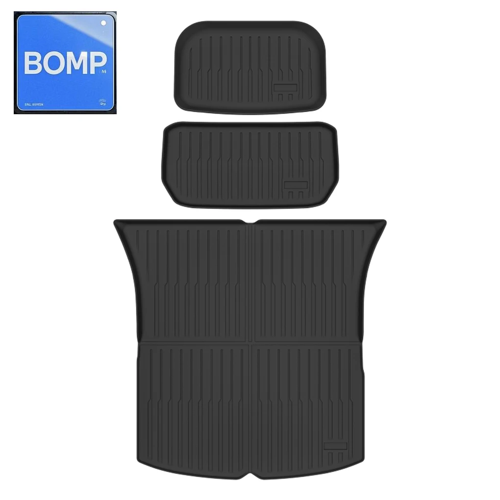 Tapis de sol imperméable en TPE pour Tesla modèle 3/modèle Y, pour bagages, résistant à l'usure, tapis de coffre, accessoires