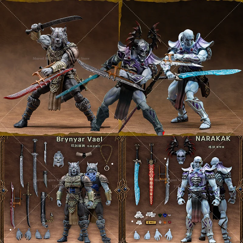 

1/12 Scale Purgatory Naraka Dual-Sword Lynx‌ Brynya 6-inch Full Set Action Figure Soldier HS Themed Limited Release For 2026