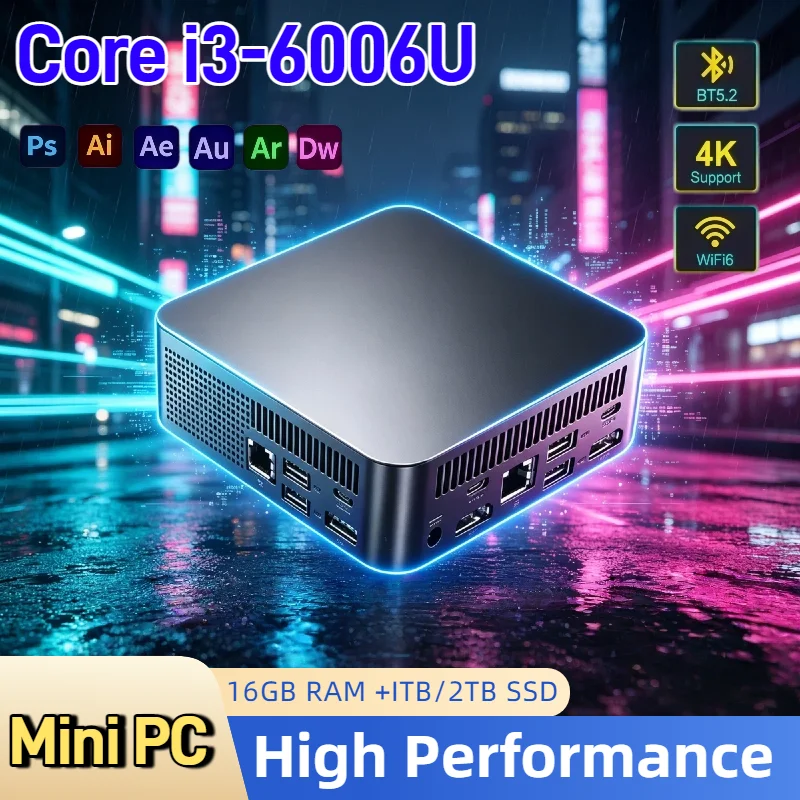 インテル-core-i3-6006u-ミニpc-16gb-ram-1tb-2tb-m2-nvme-ssd-wifi-6-bt52-pro-低消費電力デスクトップユニット-pro-ultra