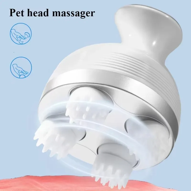 Fully Automatic Cat Head Massager Home Full Body Massage Claw Multifunctional Portable Cat and Dog Stress Relief Massager