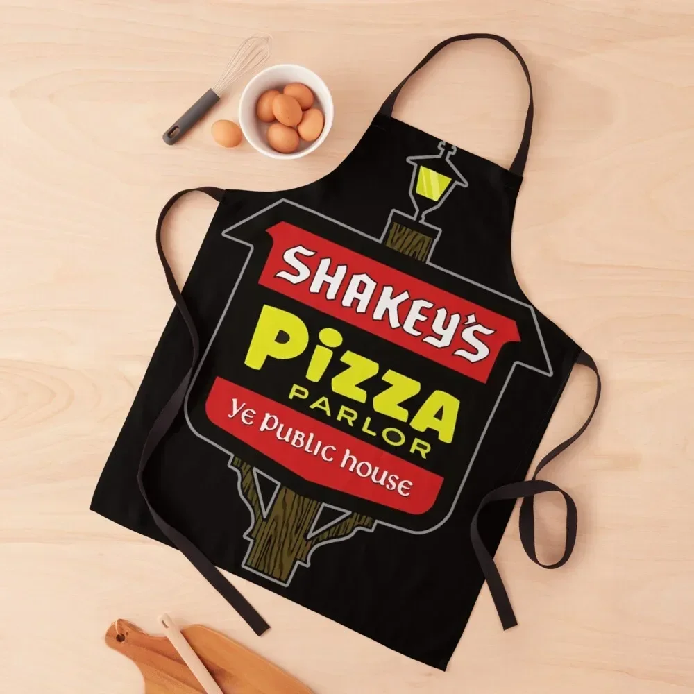 

Shakey's Pizza Parlor Marquee Apron Kitchen Tools New year's Chef Uniform Women cleanings Apron