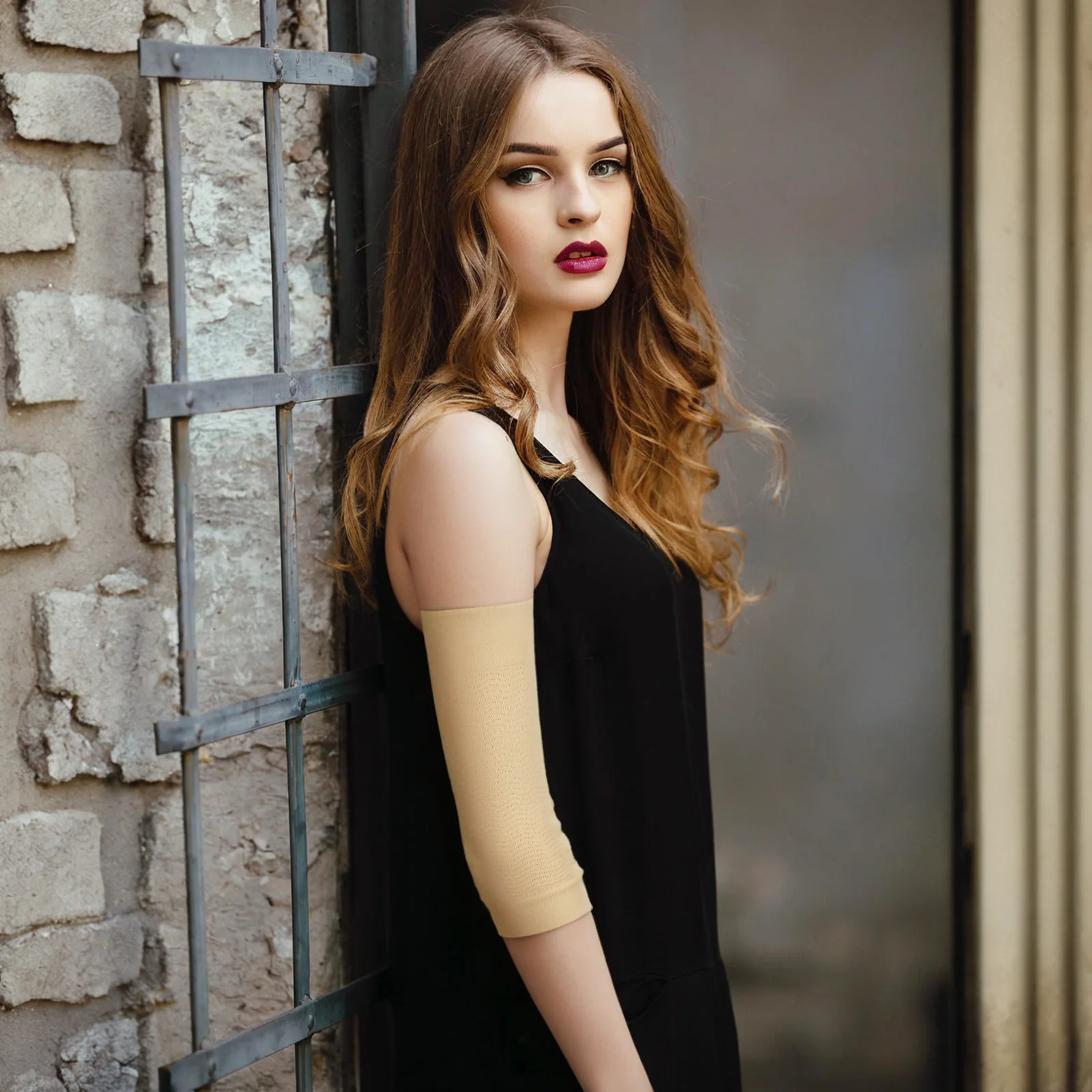 

3Pairs Upper Arm Covers Forearm Sleeves Elastic Breathable Sports Arm Protector Elbow Sleeve for Yoga Workout Weightlifting