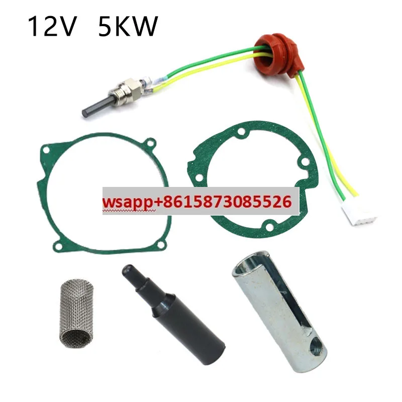 12V 5KW Ceramic Electric Plug Parking Heater Ignition Plug Air Heating Repair Tool Accessories Silicon Nitride