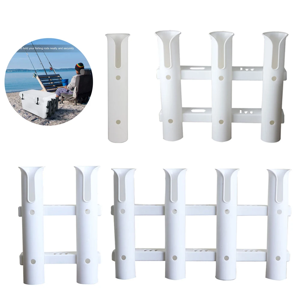 

Boat Plastic Fishing Rod Rack Holder Portable Lightweight Spinning Durable Pole Tube Mount Bracket Socket Rack Accessories