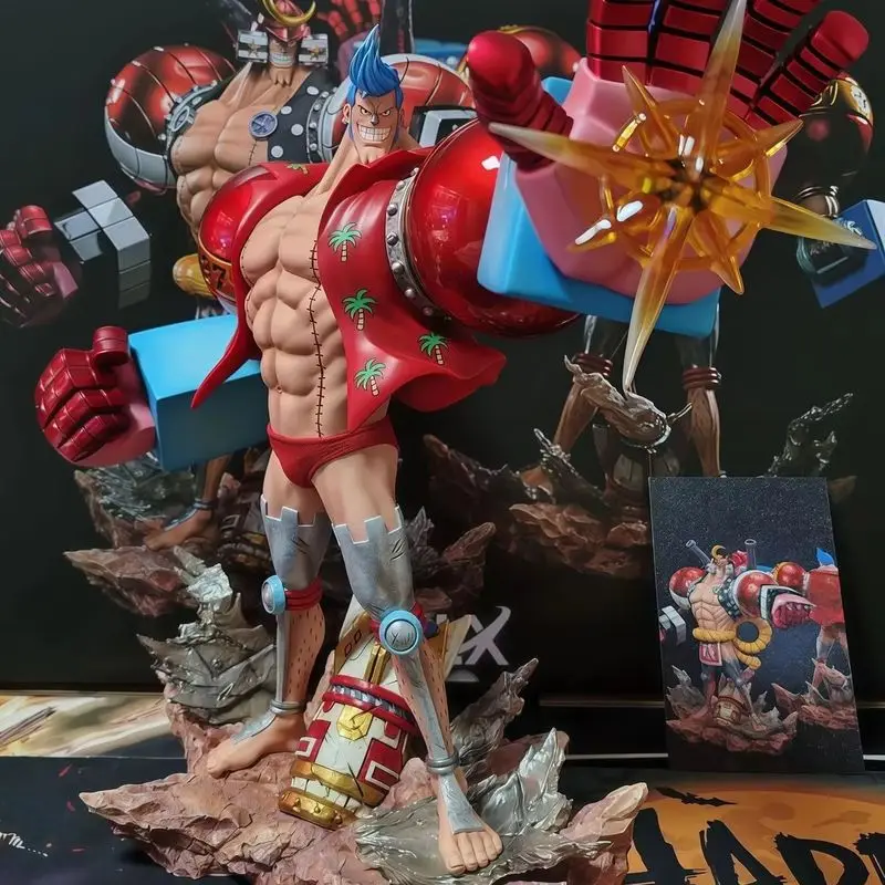 Estatua de doble cabeza Lx Franky Gk de una pieza de 28cm, figura Gk, plataforma exclusiva, personaje de dibujos animados, exquisitos adornos de escritorio, regalo