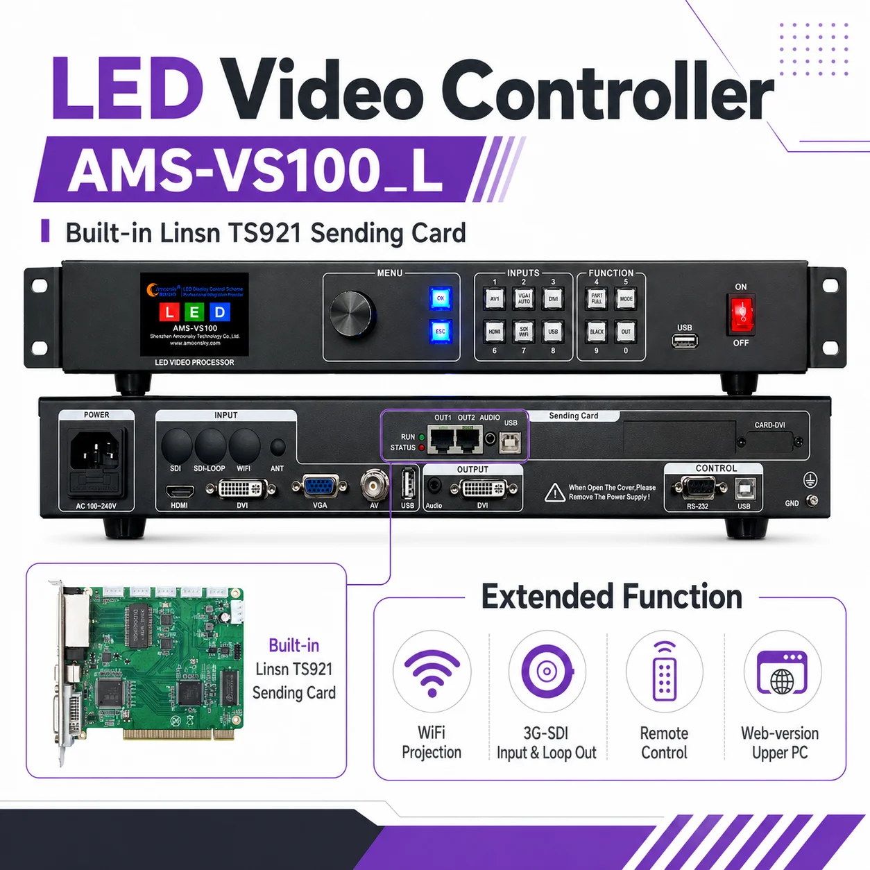 AMS-VS100 Linsn Con…