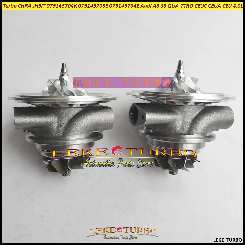 2 pcs Twin Turbo Cartridge CHRA Core JH5IT 079145703E + 079145704E 079145704K For AUDI A8 S8 QUA-TTRO A8Q CEUC CEUA CEU 10- 4.0L