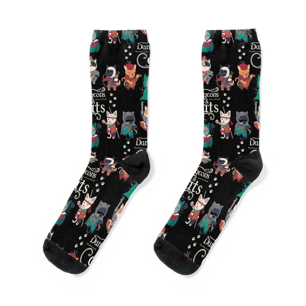 

Dungeons and Cats 2.0 Socks crazy Children's Heating sock Men's Socks Women's