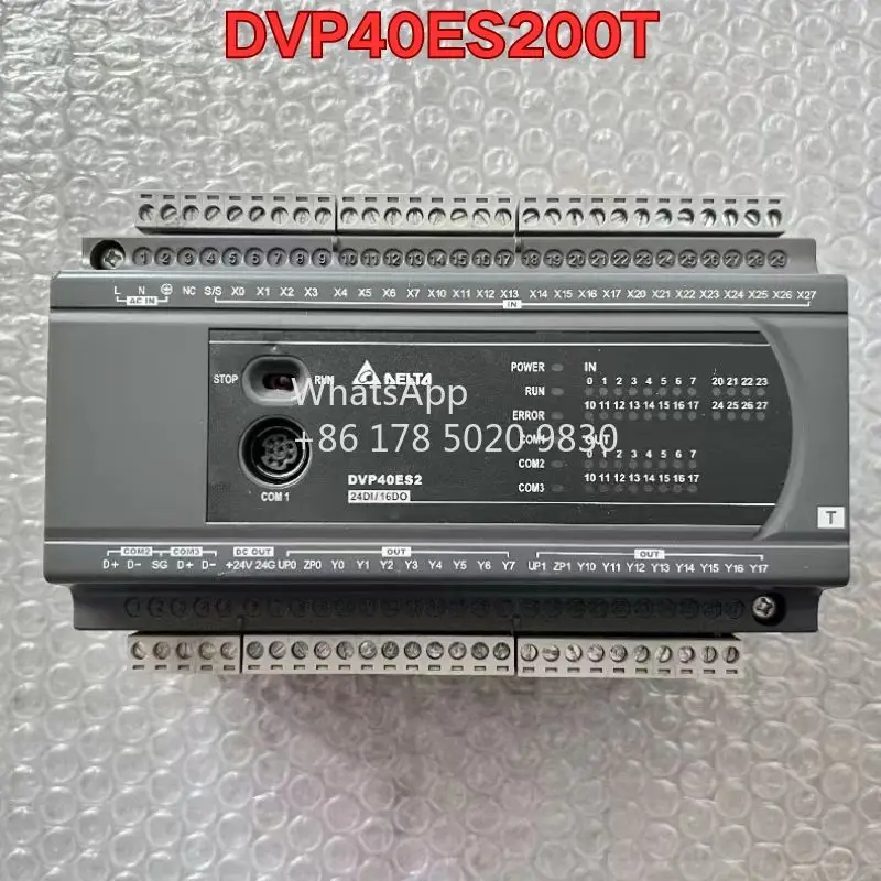 

Second-hand PLC module DVP40ES200T function test is normal