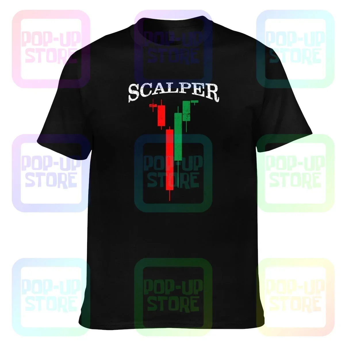 Scalper Bearish Bullish Trader Investor T-shirt Tee Shirt Vtg Cotton Vintage Best Seller