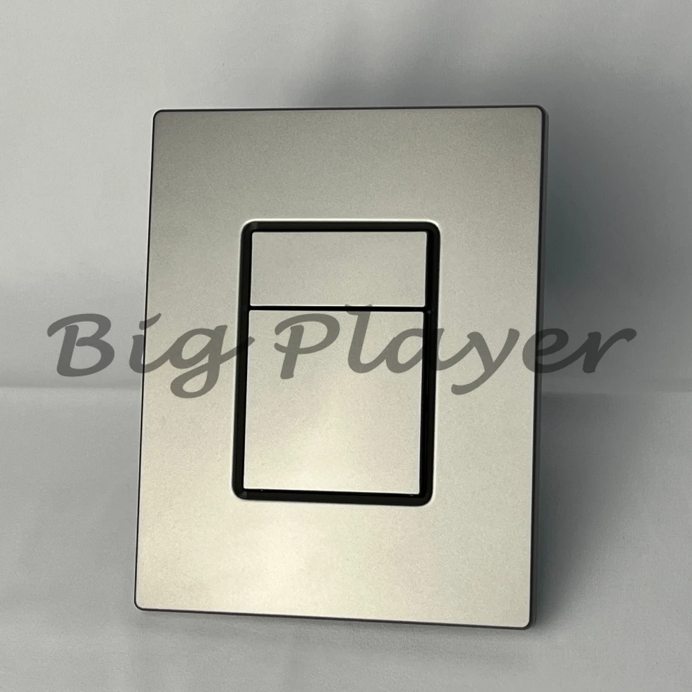 Double Flush ABS Chrome White Black Brushed Gold Finish Toilet Button Hidden Tank Board Bathroom Application