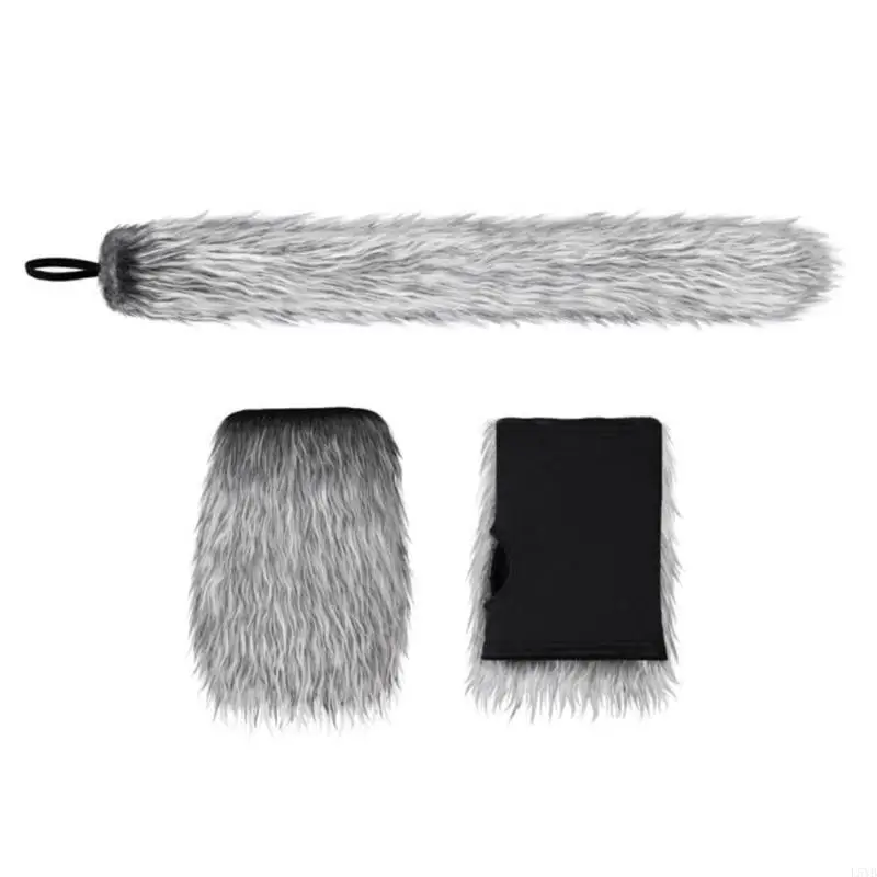 L5yb masque loup loup loup loup en peluche, Foxes Wolf Tail, Gants Animal Cosplay Prop