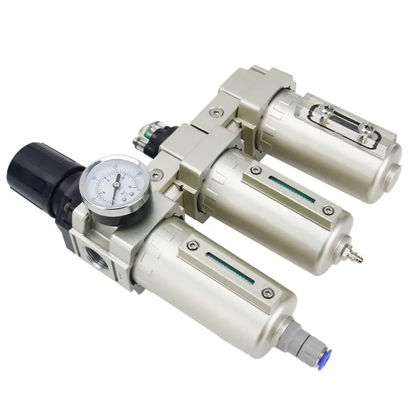 

Best Selling Automatic Drainage Pneumatic Air Filter Regulator 3/4 Units 1/2'' Air Source Treatment 0.1um 0.3um Filter