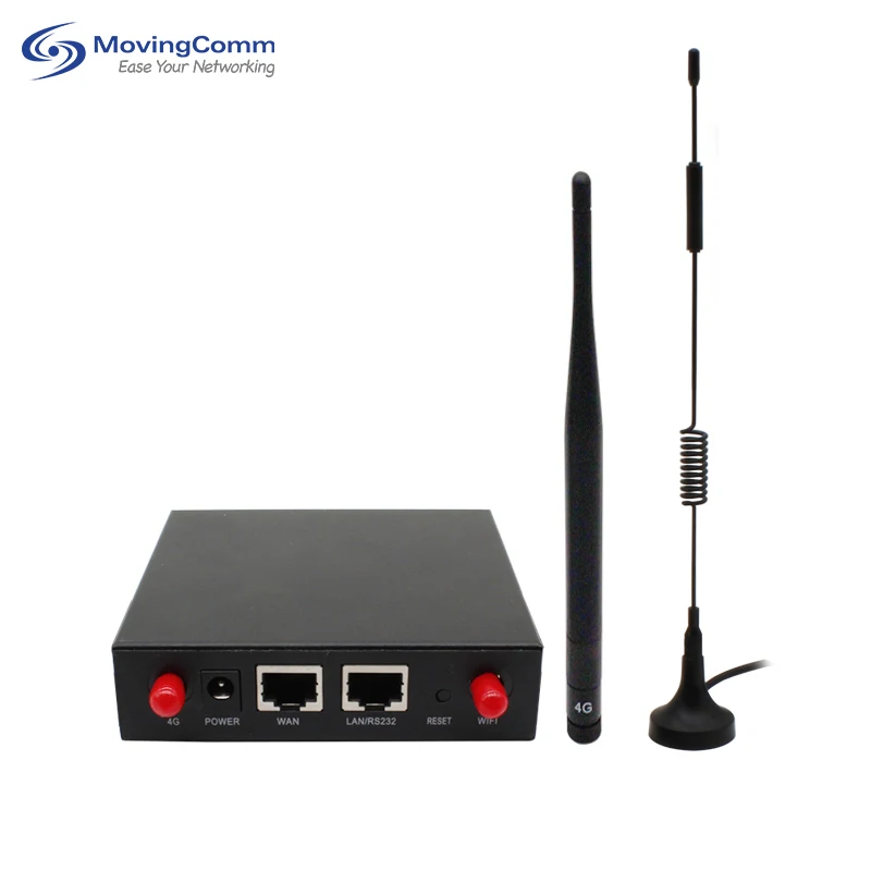RTS Factory 2 منفذ إيثرنت 2.4G Wi-Fi 300Mbps 4 G Lte موزع إنترنت واي فاي لاسلكي Vpn أجهزة توجيه خلوية 4G صناعية