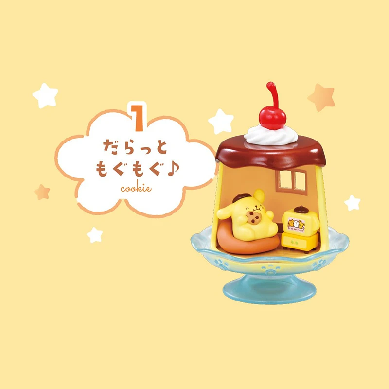 

Sanrio Rement Everyday Pom Pom Purin'S Daily Life Series Miniature Scene Collection Simulation Model Toy Girl Christmas Gifts