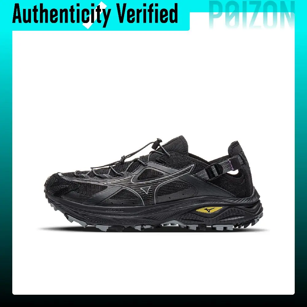Mizuno Racer Trail Breathable And Quick Dry River Trekking Shoes Unisex Black D1GH261201