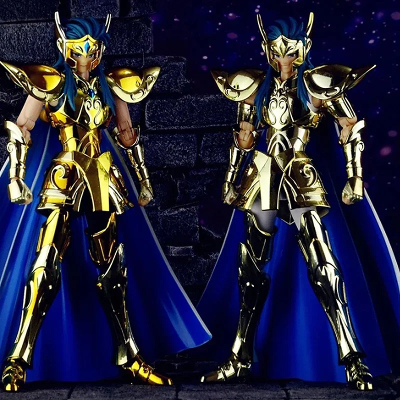 

CS Model Saint Seiya Myth Cloth EX Aquarius Camus With Hyoga Cygnus Head Gold/24K Knights of the Zodiac Action Figure In Stock