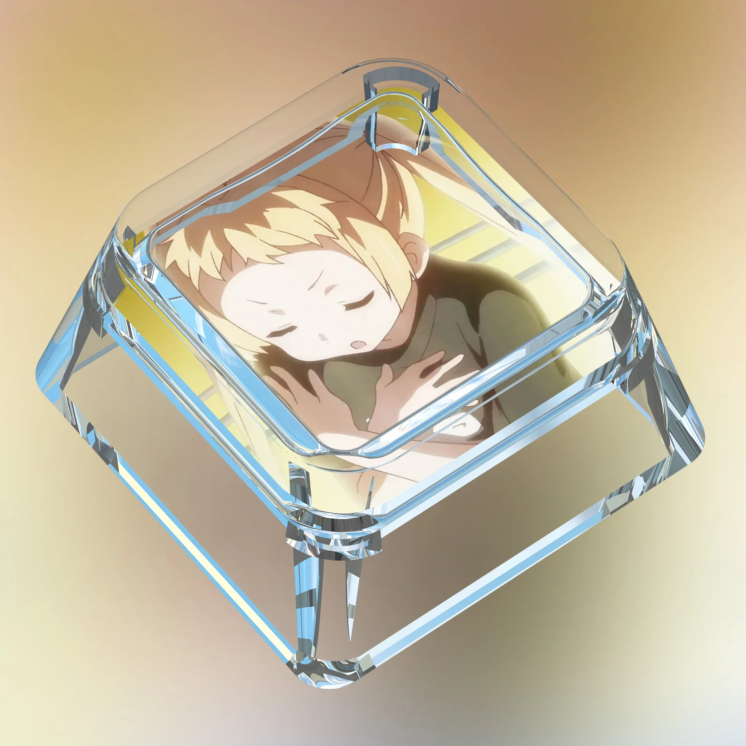 16 نماذج آلهة قصة Dekomori Sanae لوحة المفاتيح الميكانيكية Keycap شفافة نقل الضوء الميكانيكية أغطية المفاتيح دمى هدايا