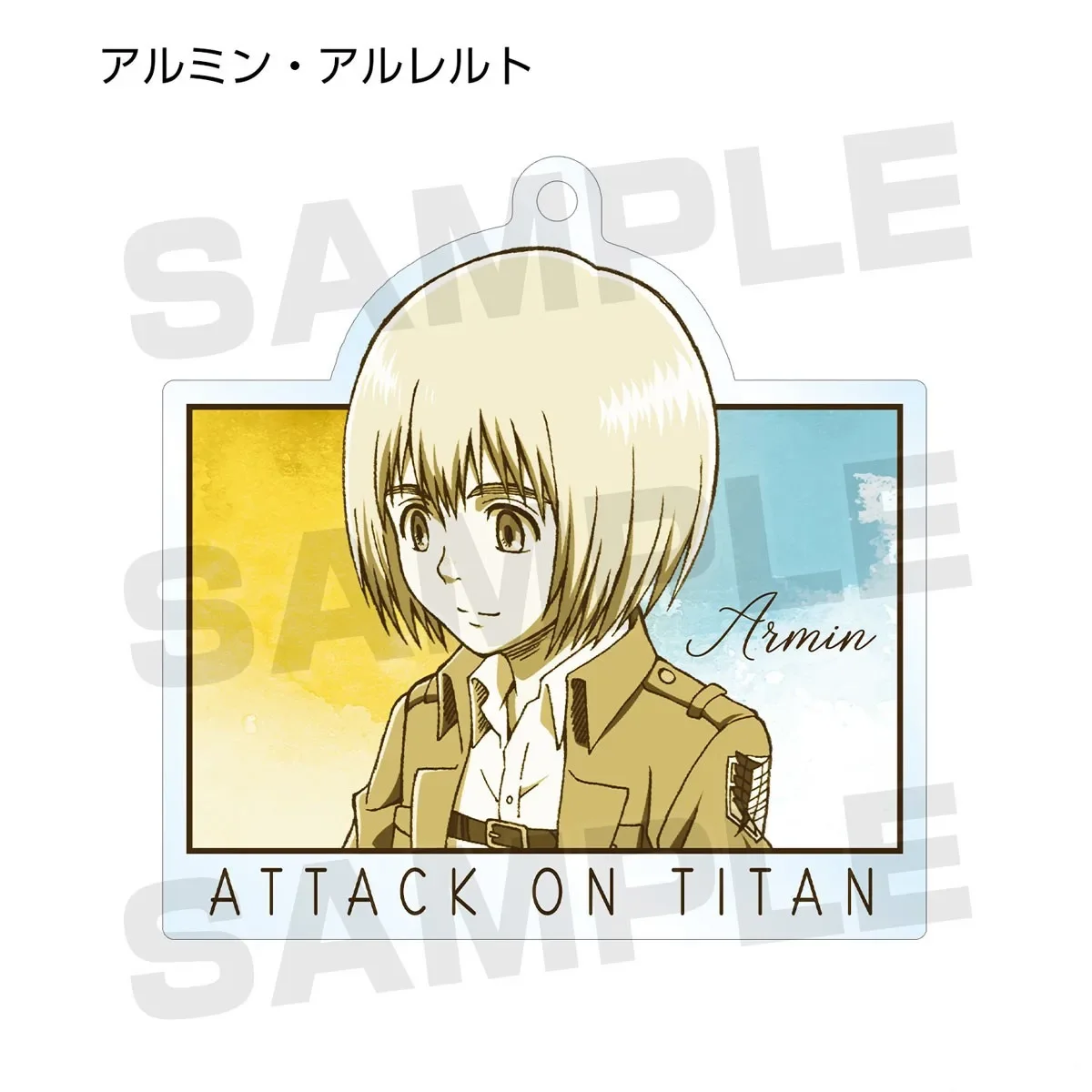 Anime Armin Mikasa Levi eren Jean Schlüssel bund Puppe Acryl Schlüssel ring Anhänger als Geschenk