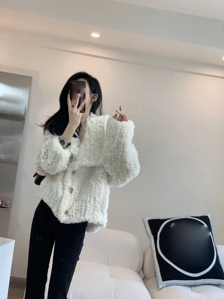 

Women's Clothing High Quality Woven Fashion Faux Fur Coat Winter New NO.4