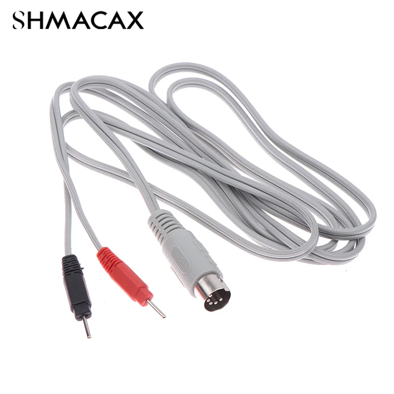 2m Massage Machine Electrode Wires 5P Plug Electrode Cable Red Black for TENS Massager Therapeutic Machine Accessory