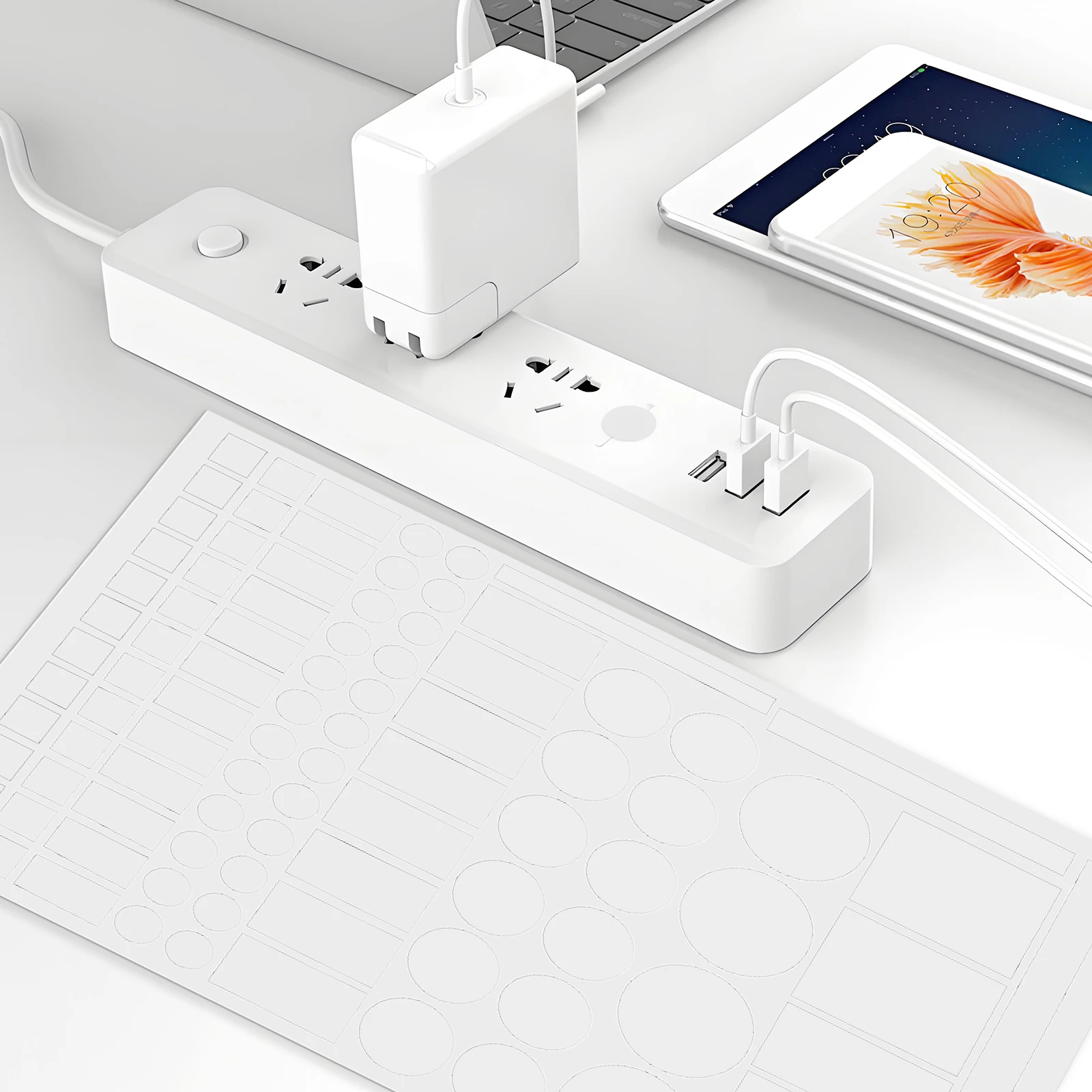 

4pcs Blackout Stickers For Electronics Self-Adhesive Light Blocking Stickers For Led Indicator Lights Air Conditioner Router