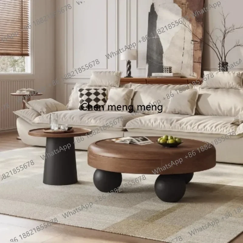 G153 Wood Coffee Table Luxury Mechanism Premium Oval Coffee Tables Modern Nordic Mesas De Centro Para Sala Home Furniture