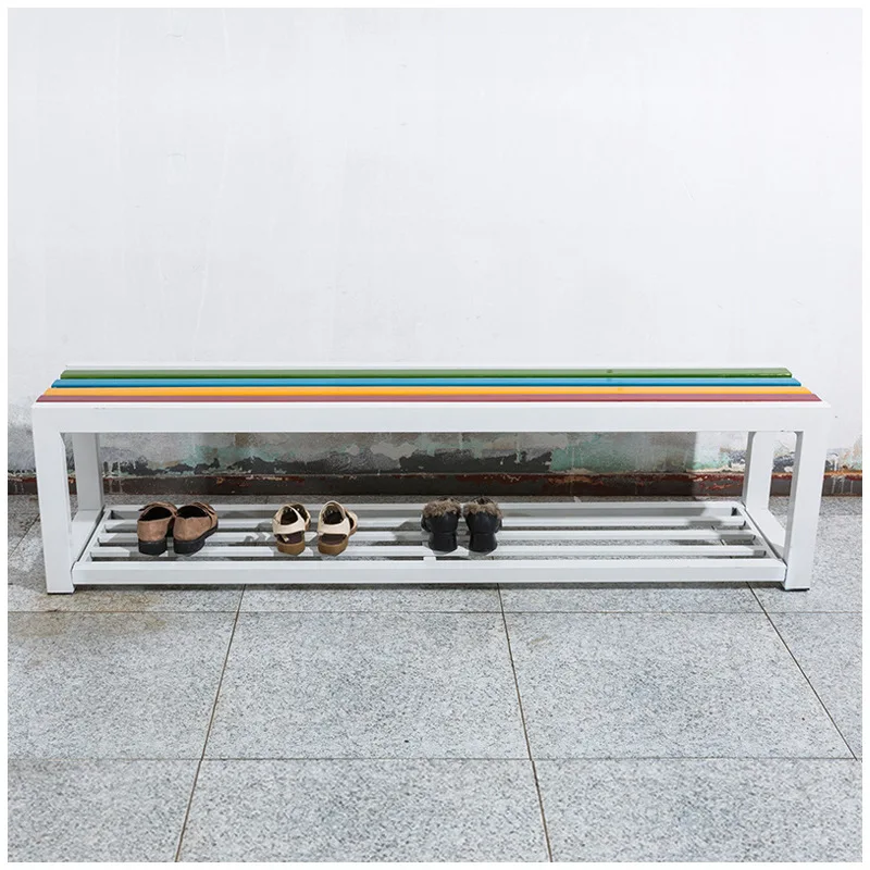 

A full set of park row chairs, solid wood benches, shopping mall shoe city resting chairs, changing rooms, shoe stools, outdoor