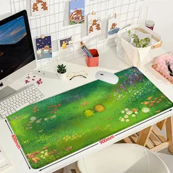 teclado mouse pad Frog on lce by Abi Toads Gaming Large XXL Mouse Pads Non-Slip Rubber Base mousepad Keyboard Mouse Mat Desk Pad