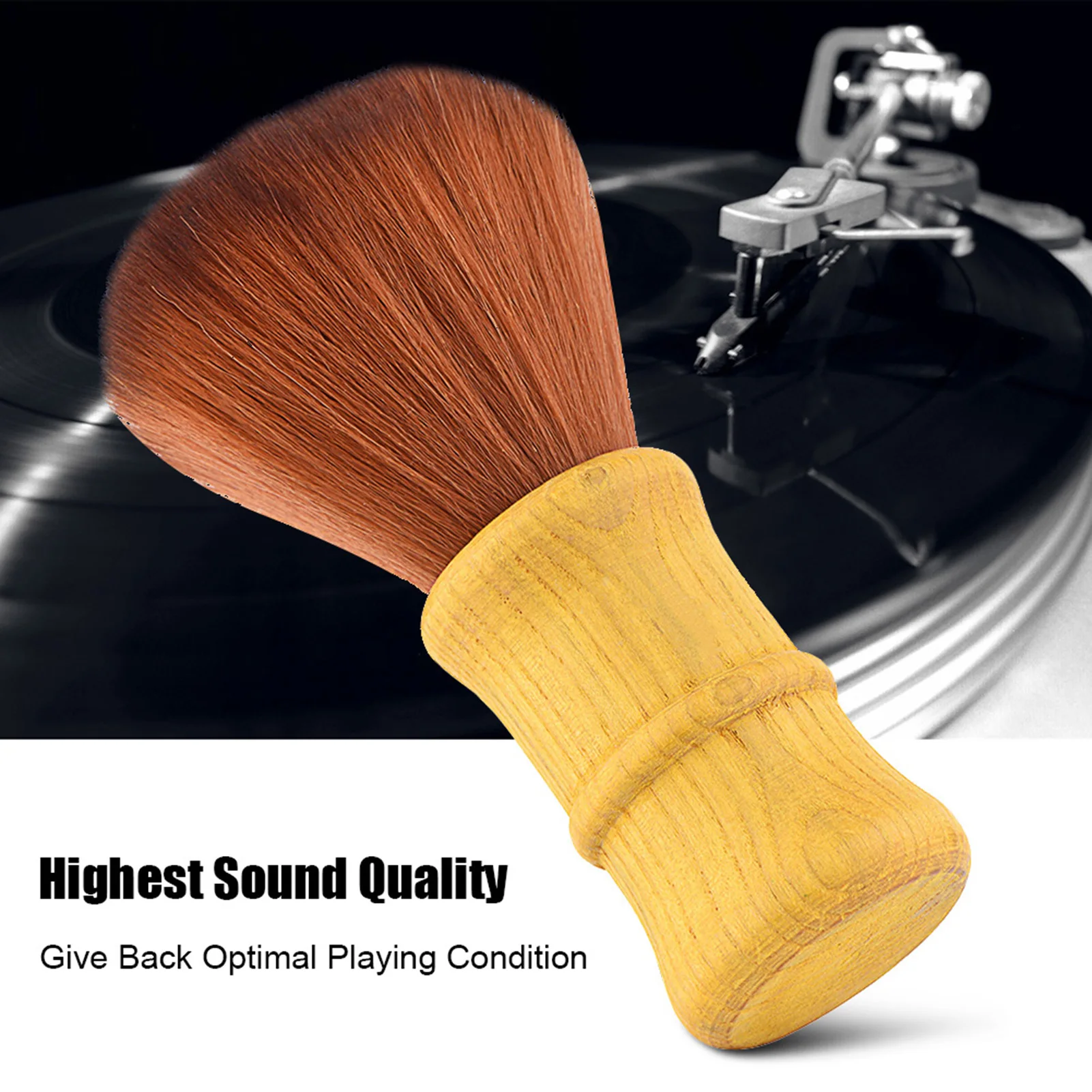 Record Brush Cleaner Record Cleaning Brush Record Cleaning Brush  Anti static Record Dust Remover for LP  Record
