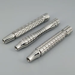 Dscosmetic Spiral 316 stainless steel safety razor handle for safety razor