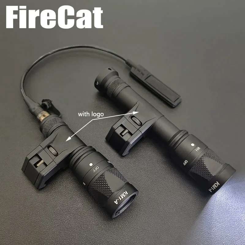 

Airsoft Tactical Metal IFM M300V M600V Flashlight Strong Scout Weapon Hunting Light with Remote Pressure Switch Fit 20mm Rail