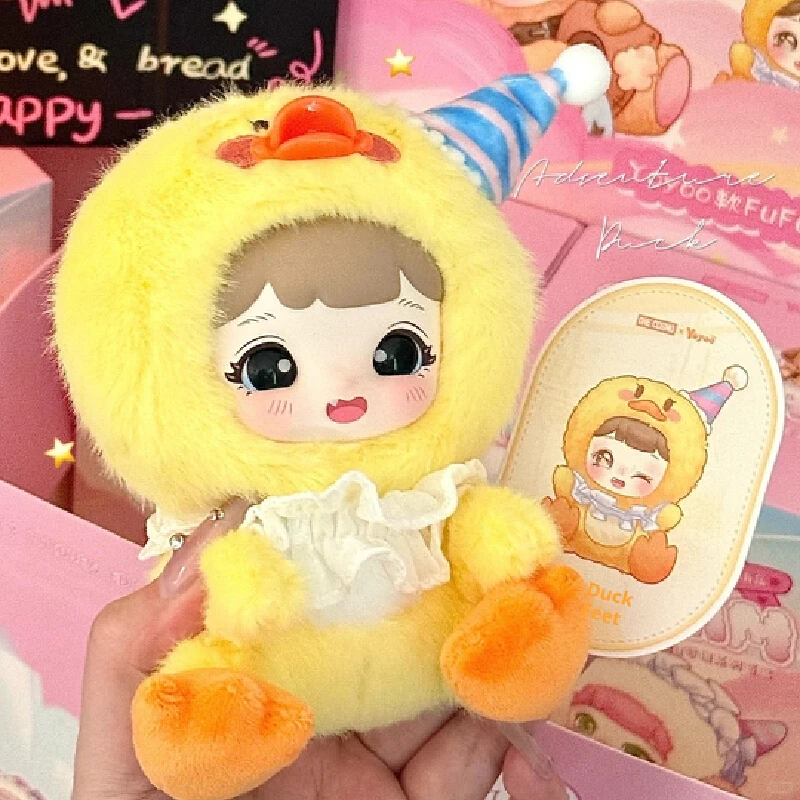 Onecosmo Yoyoo Soft Fufu Dream Vinyl Face Plush Blind Box Trendy Toys kawaii Bag pendant Desktop Ornament Mystery Surprise Gifts