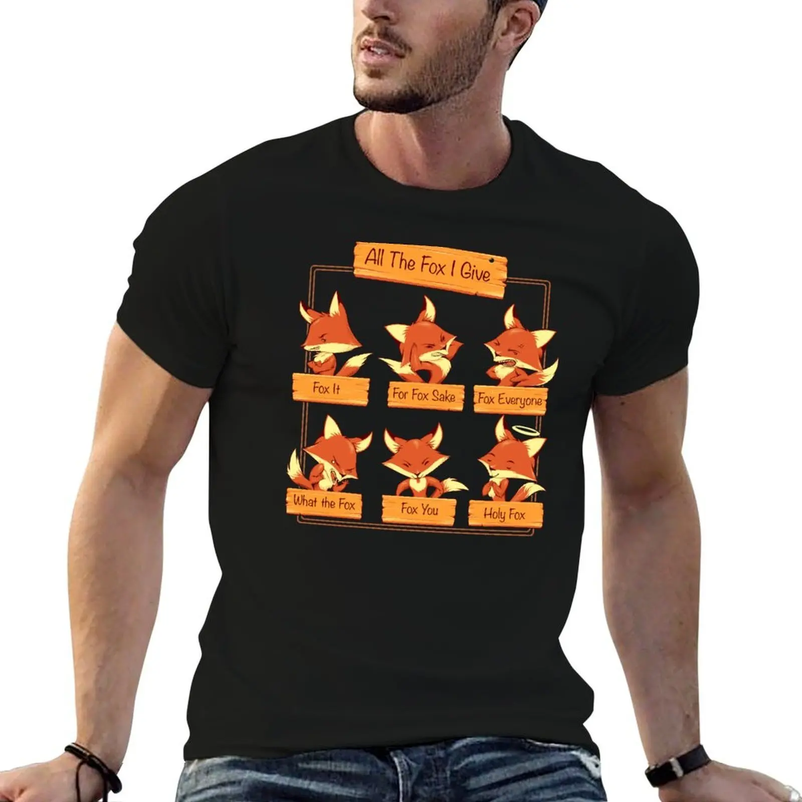 

All The Fox I Give T-Shirt printed t shirts for man t shirt custom print T-Shirt