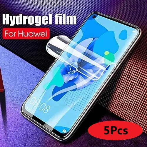 5 Stück Anti-Spion-Displays chutz folie für Huawei P60 P50 P40 P30 Pro Privacy Hydro gel Film für 50 40 30 60 Pro Plus Nova 12 10 9