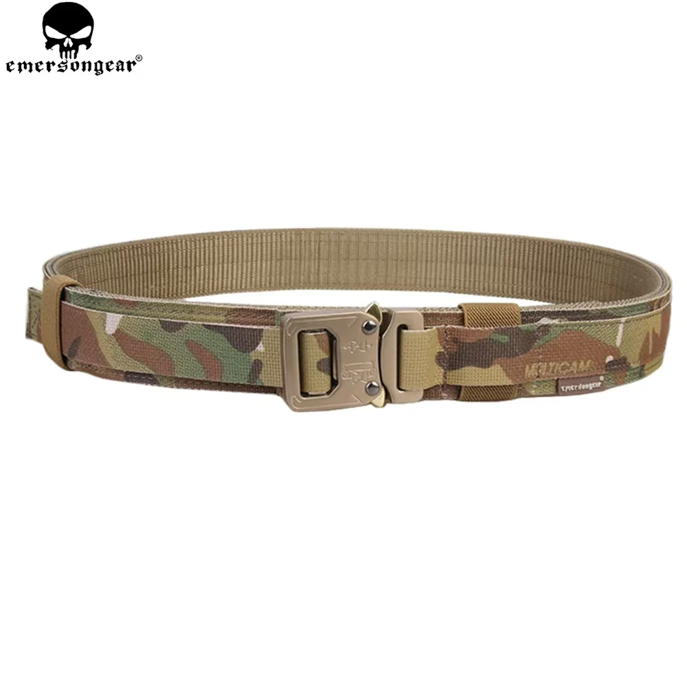 EMERSONGEAR Men Tactical Belt Hard 1.5 Inch Shooter Shooting Belt Civilian Airsoft Hunting Emerson Multi-camo Camouflage EM9250