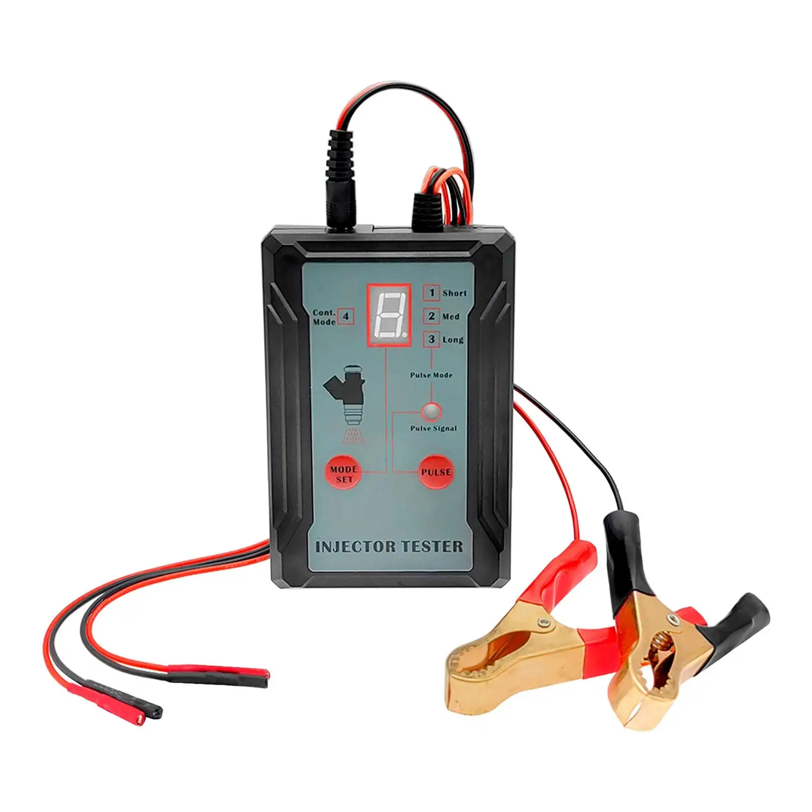 Fuel Injector Tester Universal DIY Cleaning Kit Car Accessories Automotive Circuit Tester for Garage and Mechanics