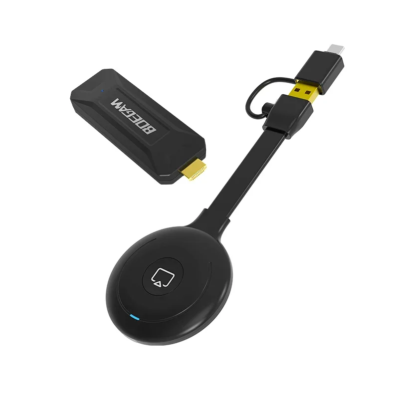 

2-in-1 Wireless HDMI Transmitter and Receiver BYOD One-ClickShare Wireless Presentation Systems For Meeting & Conference Room