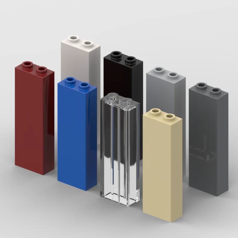 ズーム1x2x5 * DIY照明ブロックn.2454、20個他の組み立てと互換性があります