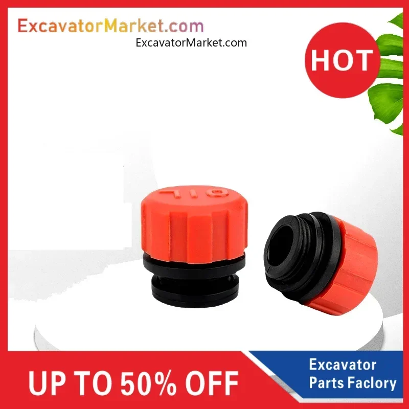 For SANY SY 135 155 195 205 215C 245 Rotary motor rotary pump refueling cap plug high quality durable excavator accessories