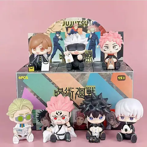 주술회전 오니기리 애니메이션 피규어 귀여운 이타도리 후시구로 쿠기사키 피규어 카와이 나나미 르요멘 PVC 모델 생일 선물용