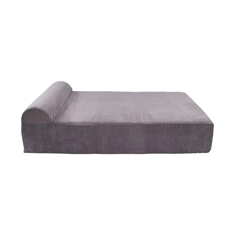 Large pet mattress round pillow slow rebound memory cotton pet pad waterproof and removable and washable