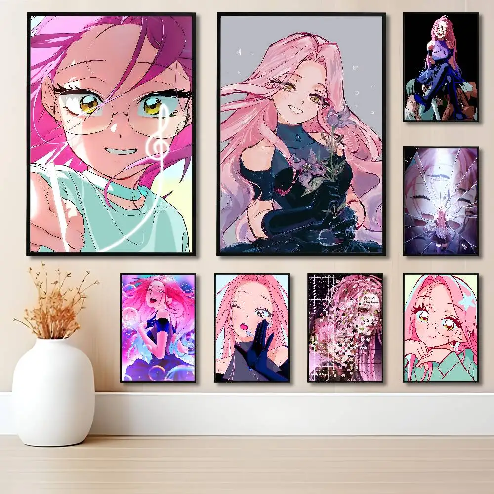 

A-Alien S-Stage M-Mizi Anime Wall Art Canvas Painting Poster For Living Room Home Decor Decoration Picture